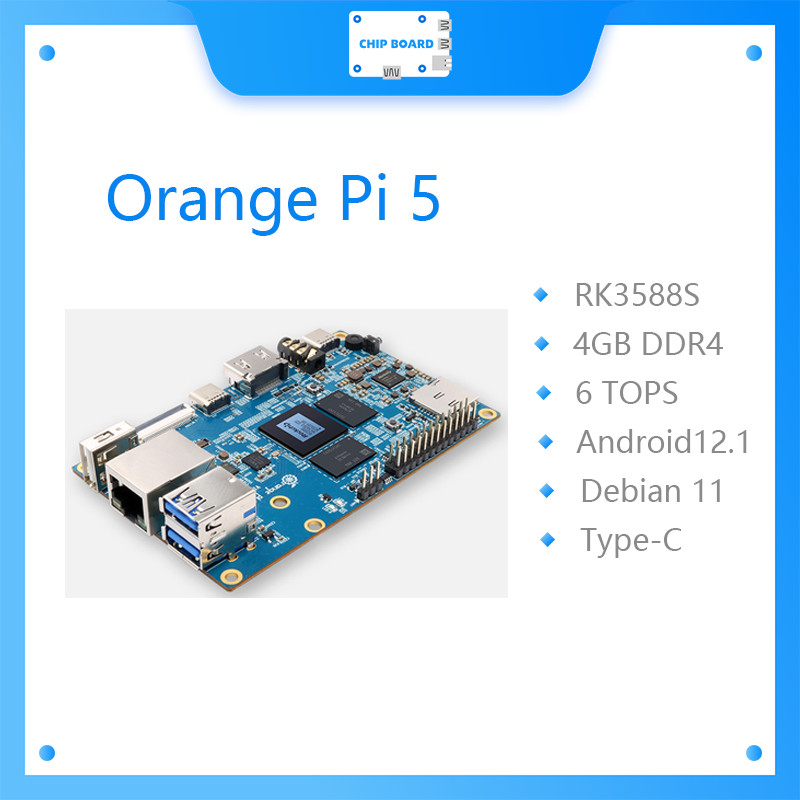 Rockchip Rk3588 Development Board - Orange Pi 5 4GB RK3588S,PCIE Module