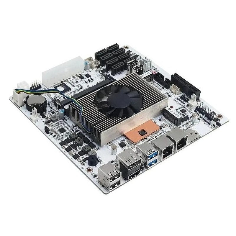 Nas Motherboard 8 Sata Mini Itx - White Mini‑ITX M11 NAS Motherboard with