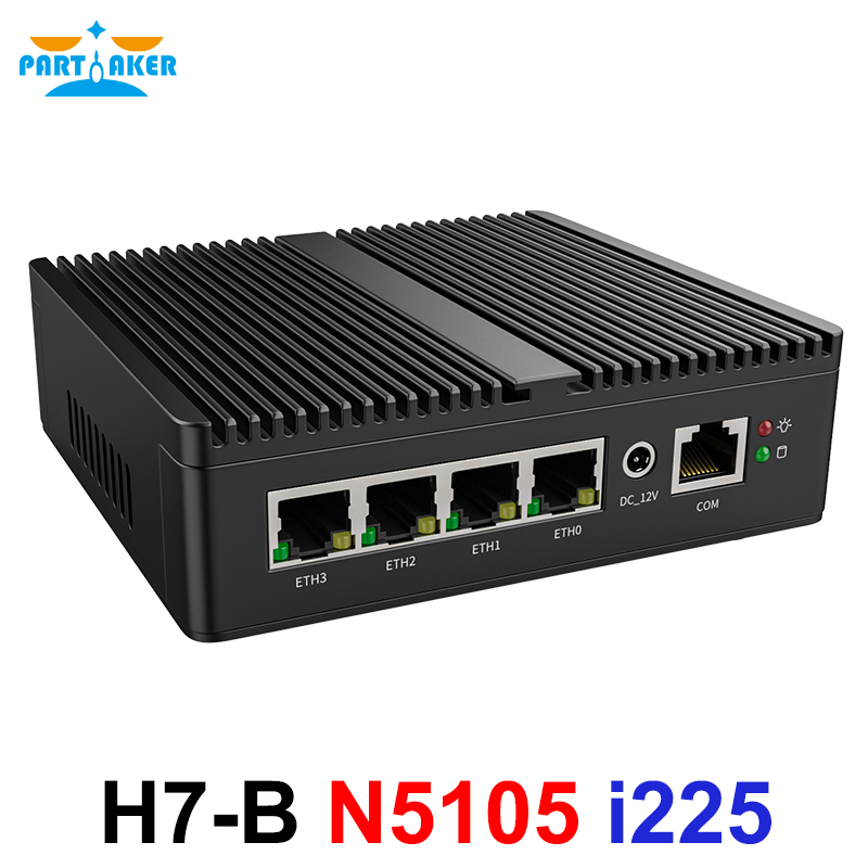 Partaker Mini PC N5105 N150 J4 - Pfsense Firewall Router 2.5G 4 I226 recension och pris