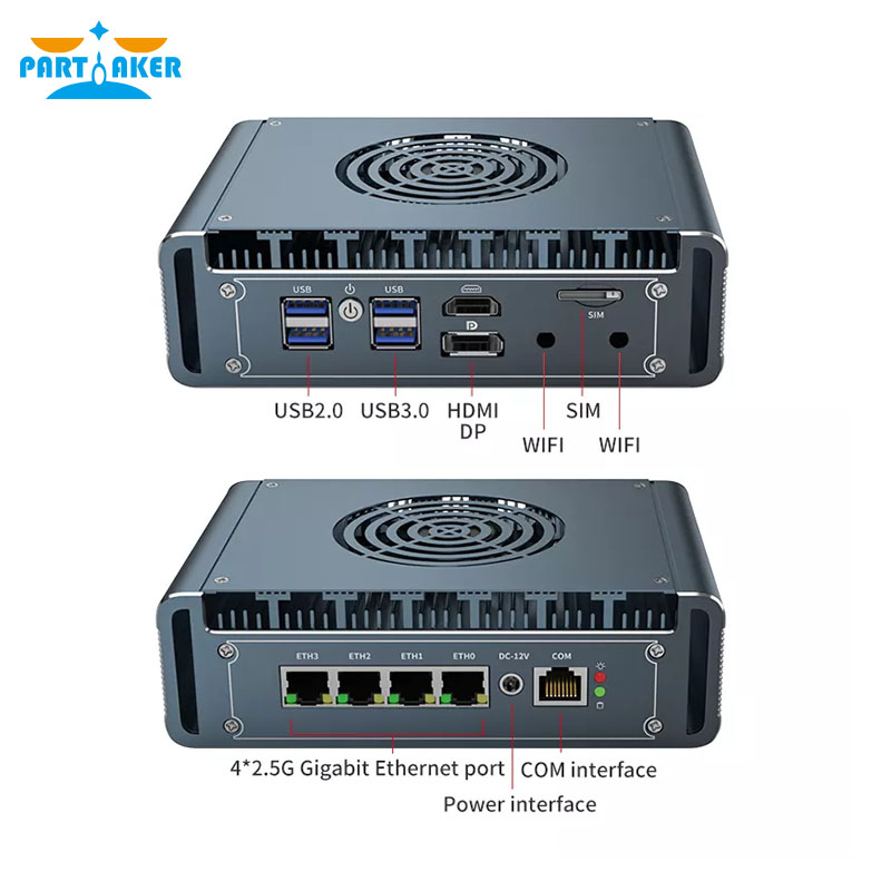 12th Gen Intel I3-1115G4 Fanle - Pfsense Firewall Router 2.5G 4 I226 recension och pris