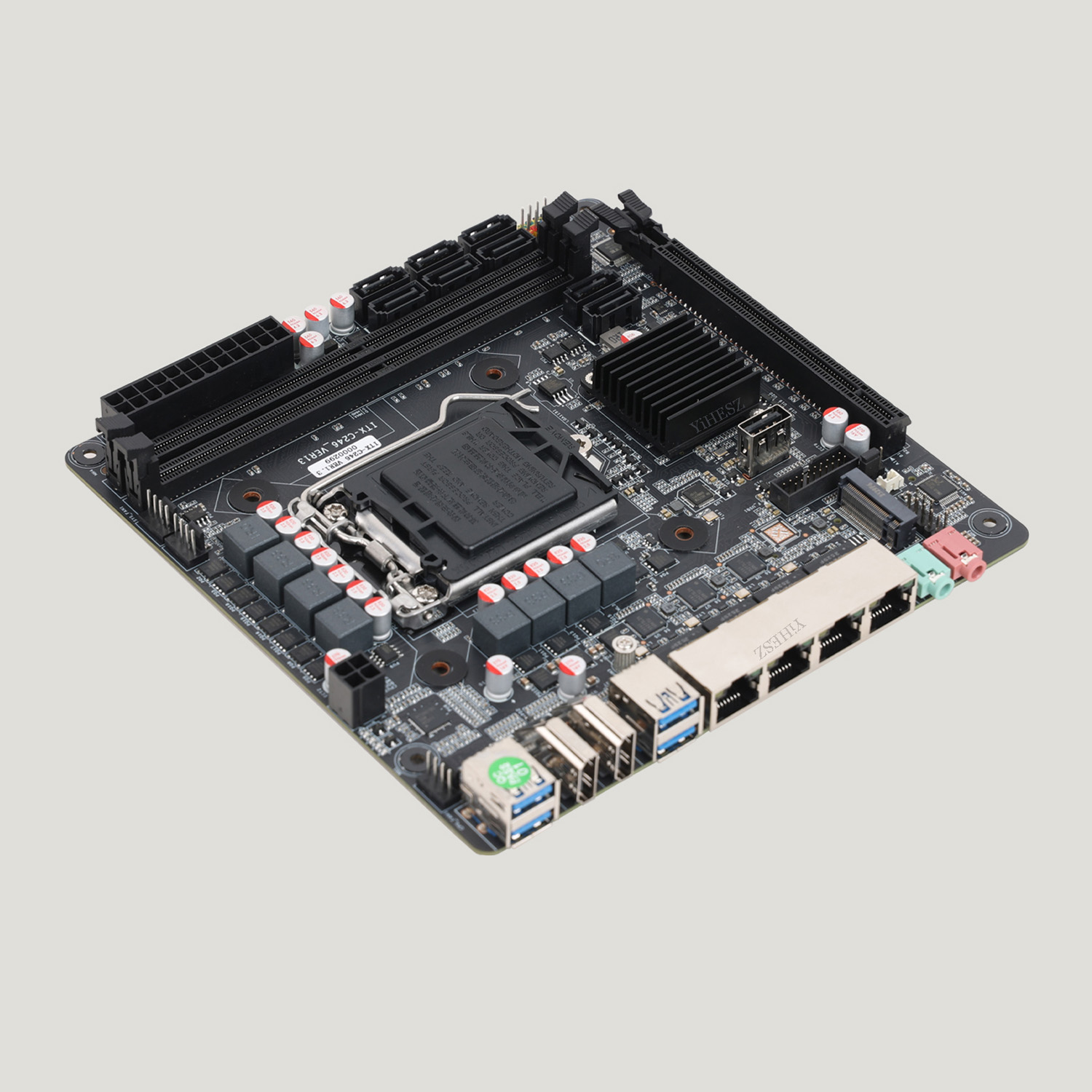 C246 Mini-ITX Motherboard 8 Ba - Nas Motherboard 8 Sata Mini Itx recension och pris
