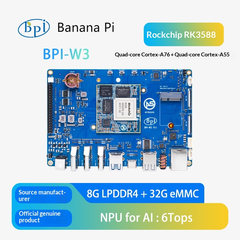 BPI W3 Open Source Router Deve - Rockchip Rk3588 Development Board recension och pris