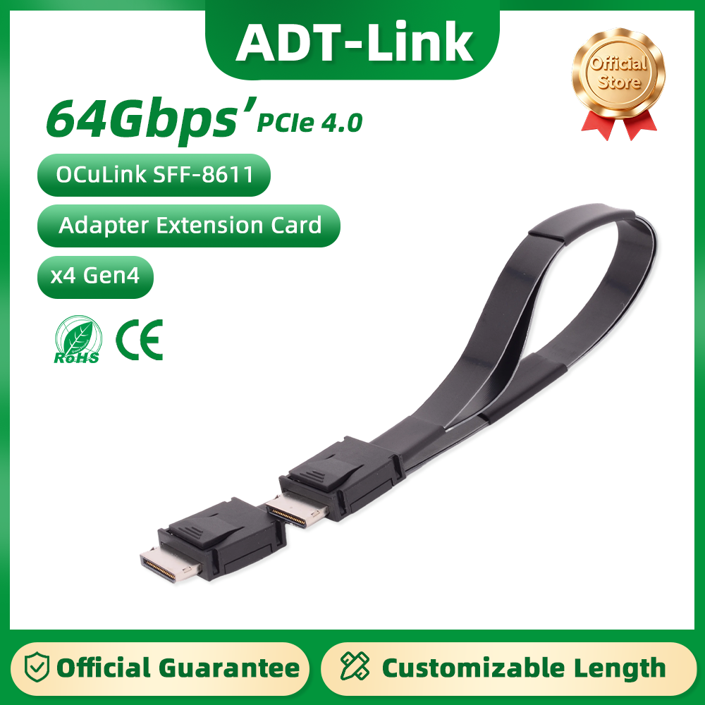 ADT-Link  PCI-E 4.0 X4 SFF-861 - Oculink Egpu Mini Pc recension och pris