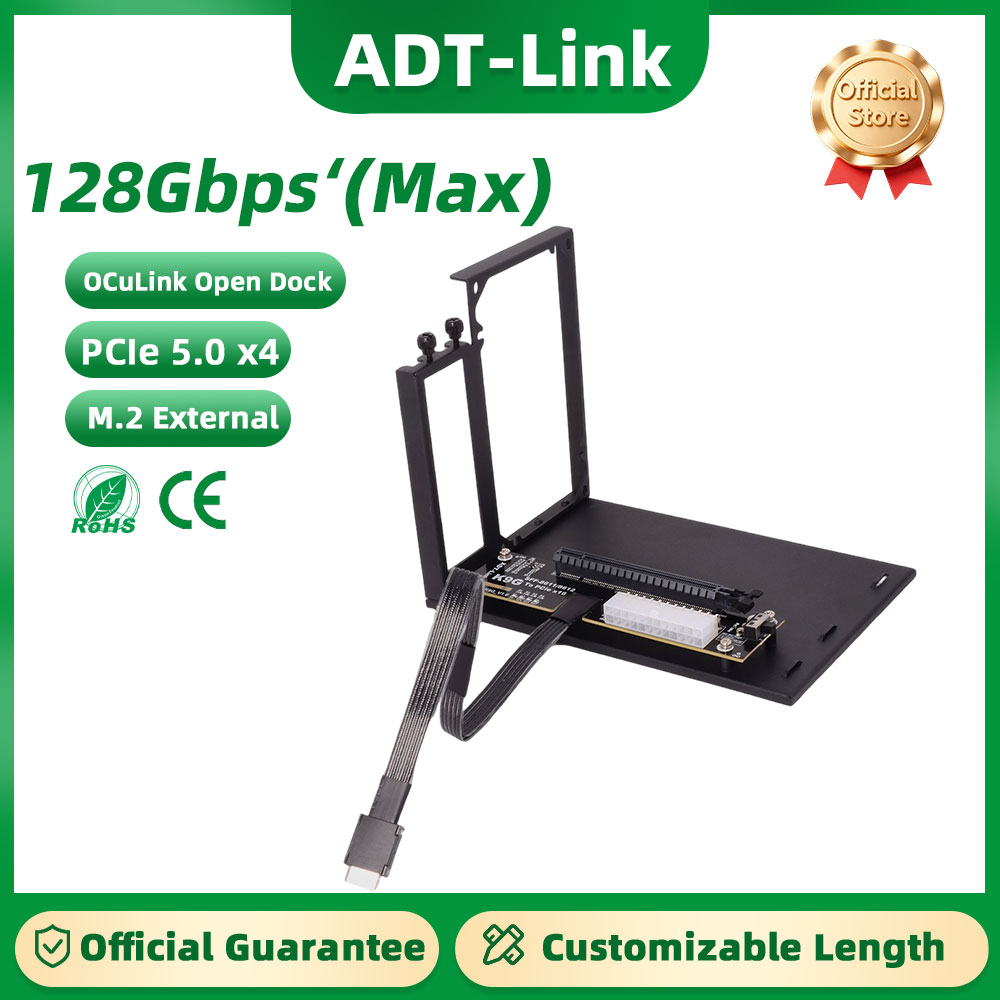 ADT-Link PCIe 5.0 K993G OcuLin - Oculink Egpu Mini Pc recension och pris