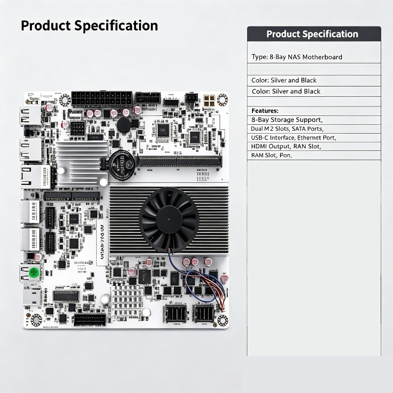 Mini ITX NAS Motherboard with  - Nas Motherboard 8 Sata Mini Itx recension och pris
