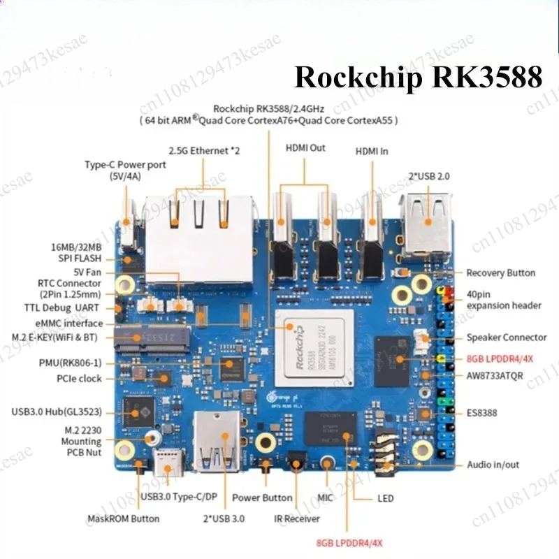 for Orange Pi 5 Plus 16GB RK35 - Orange Pi 5 Plus 16Gb recension och pris