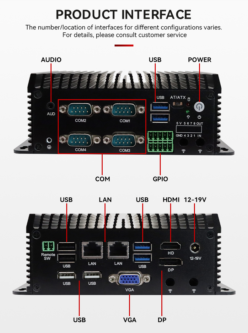 Quad Core N95 N97 Mini PC RS48 - Fanless Industrial Pc Rs485 Core I7 recension och pris