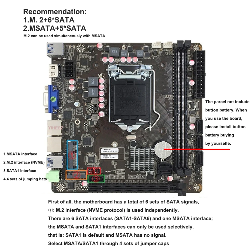 B365 Mini-ITX Motherboard LGA  - Nas Motherboard 8 Sata Mini Itx recension och pris