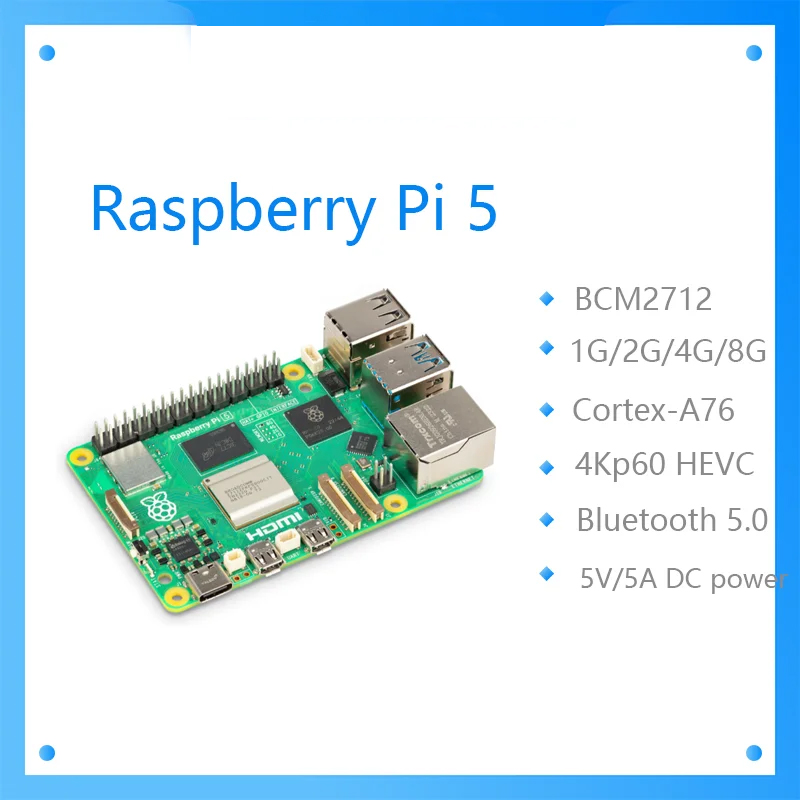 Official Original Raspberry Pi - Raspberry Pi 5 8Gb Board recension och pris