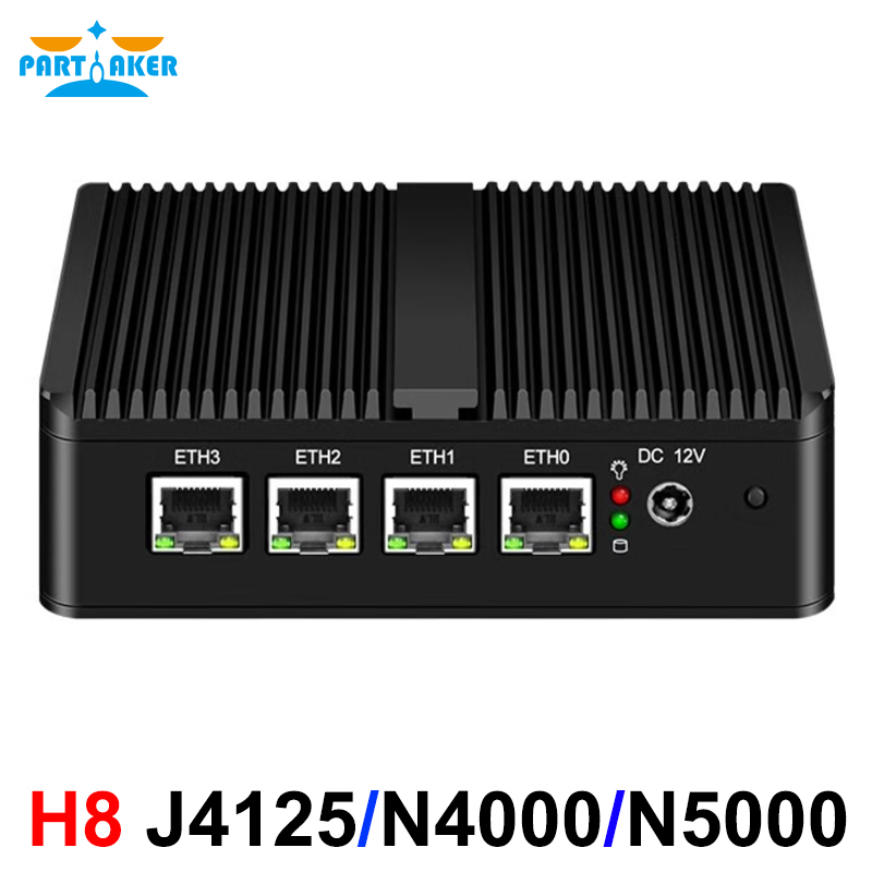 Partaker Fanless pfSense Route - Pfsense Firewall Router 2.5G 4 I226 recension och pris
