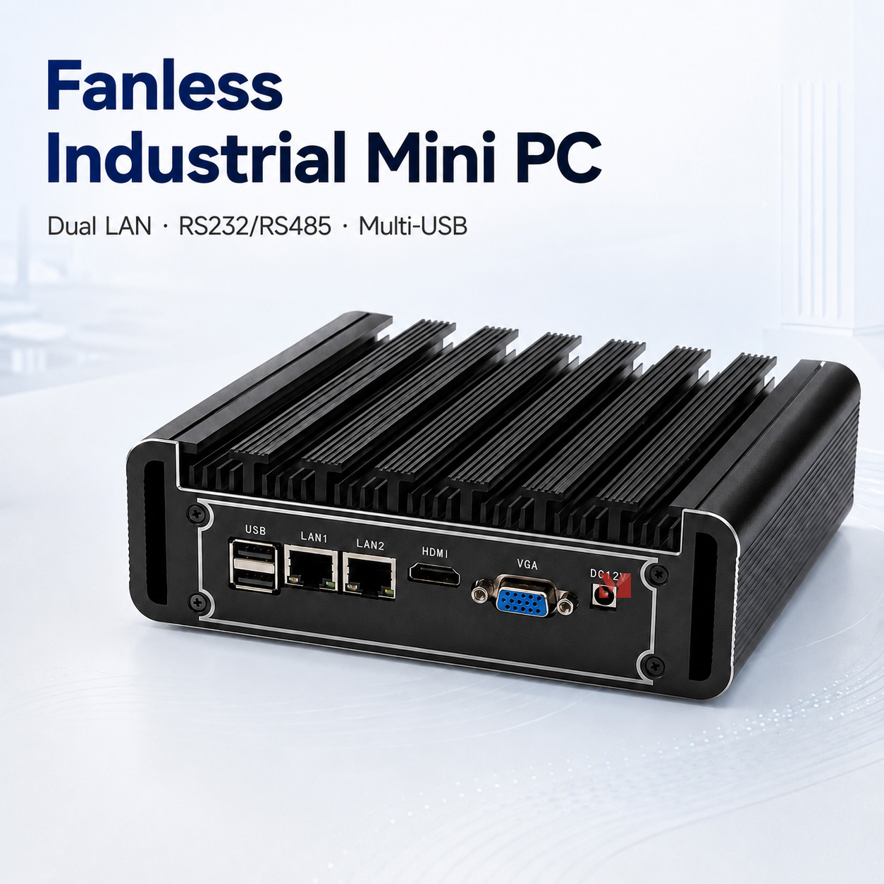 Fanless Industrial Mini PC Int - Fanless Industrial Pc Rs485 Core I7 recension och pris