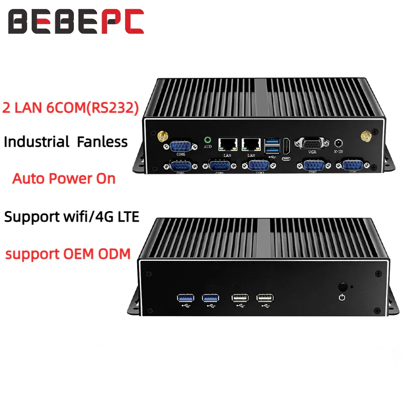 Mini Industrial PC Fanless Dua - Fanless Industrial Pc Rs485 Core I7 recension och pris